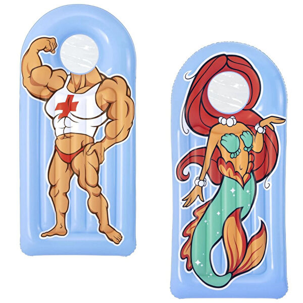 Mavi Su Dünyası Şişme Deniz Yatağı, Koltuğu