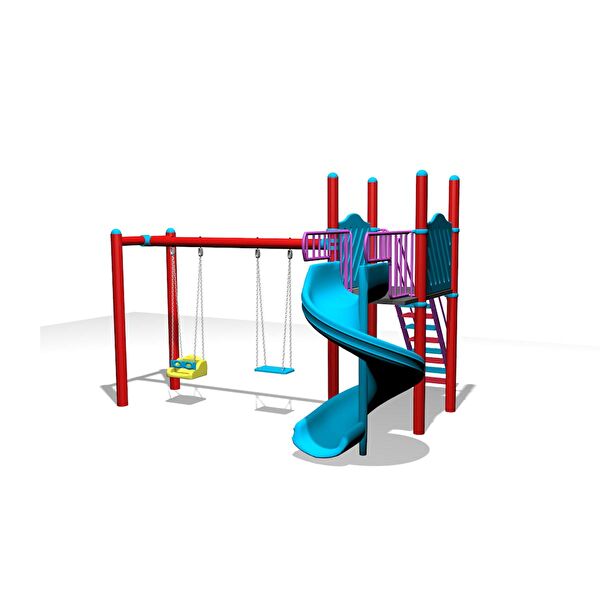 Soylu Grup Bebek Kaydırak, Salıncak