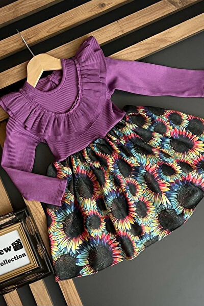 Turuncu Gardrop Kız Çocuk Elbise