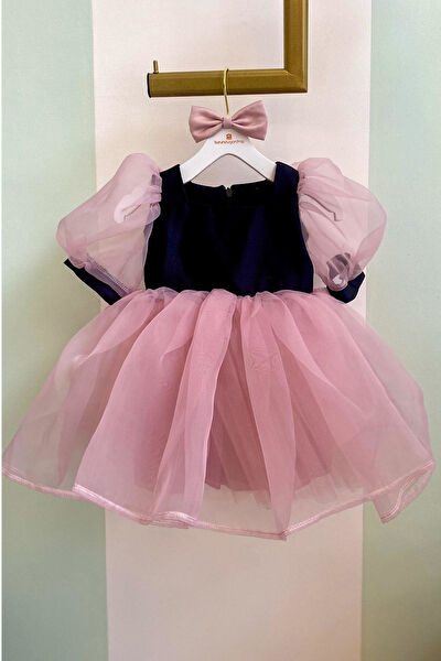 Turuncu Gardrop Kız Çocuk Elbise