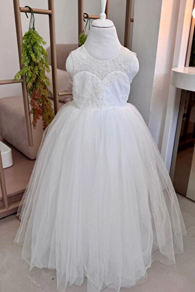 Turuncu Gardrop Kız Çocuk Elbise