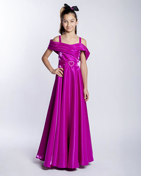 Mutlu City Kız Çocuk Abiye Elbise