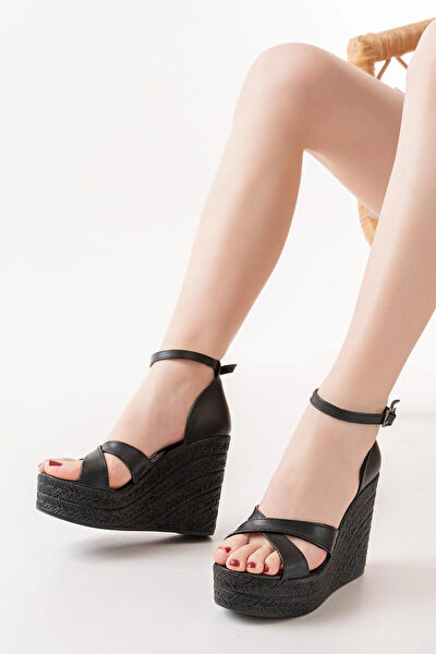 ASMİ SHOES Dolgu Topuklu Ayakkabı