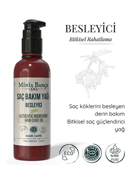 Minia Bahçe Saç Bakım Yağı
