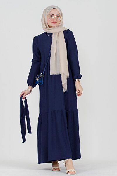 Sevitli Tesettür Elbise