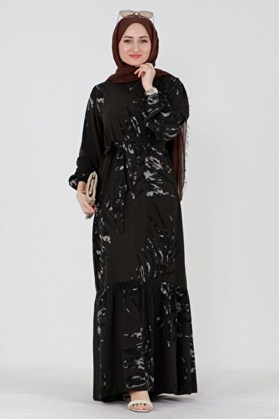 Sevitli Tesettür Elbise