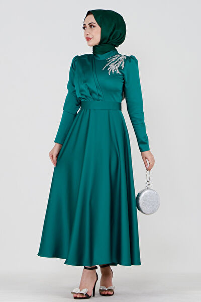 Sevitli Abiye Elbise