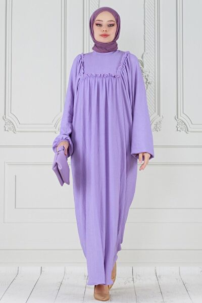 Sevitli Tesettür Elbise