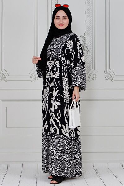 Sevitli Tesettür Elbise