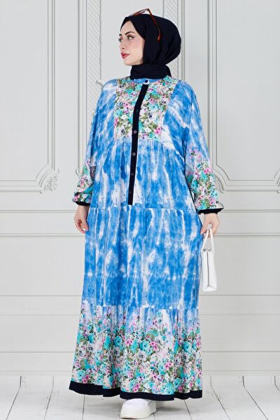 Sevitli Tesettür Elbise