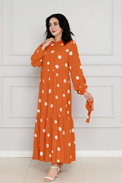 Sevitli Tesettür Elbise