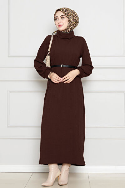 Sevitli Tesettür Elbise