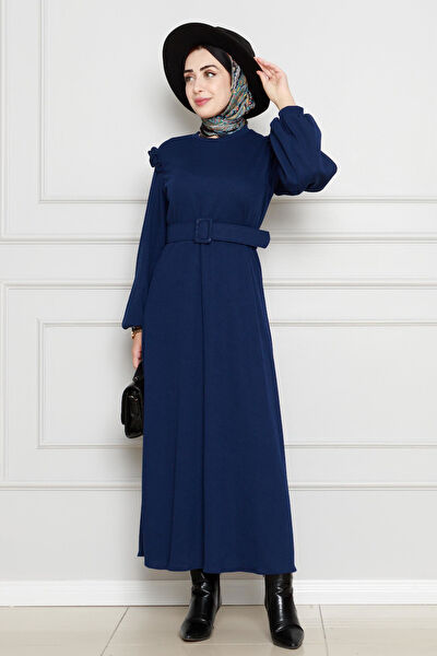 Sevitli Tesettür Elbise