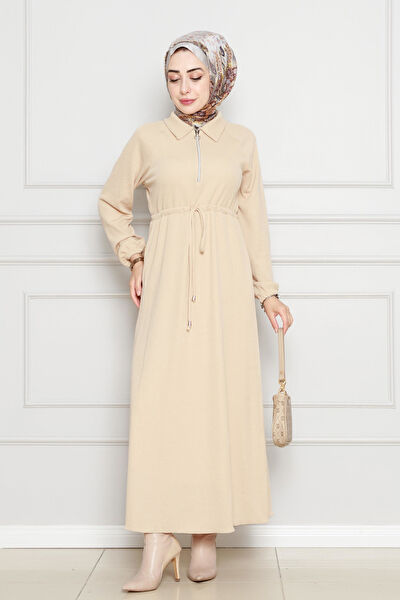 Sevitli Tesettür Elbise