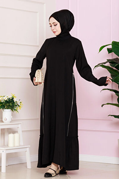 Sevitli Tesettür Elbise