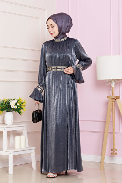 Sevitli Abiye Elbise