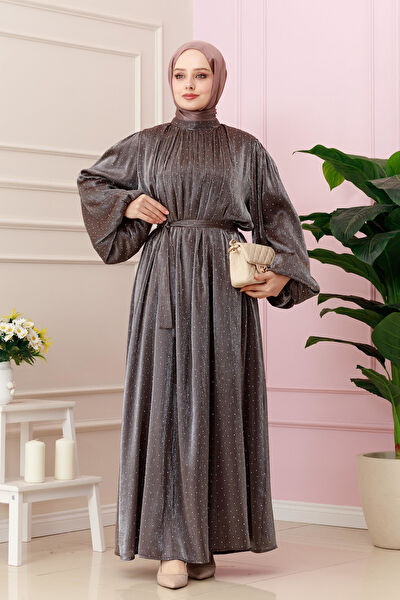 Sevitli Abiye Elbise