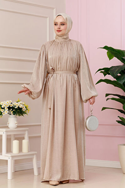 Sevitli Abiye Elbise