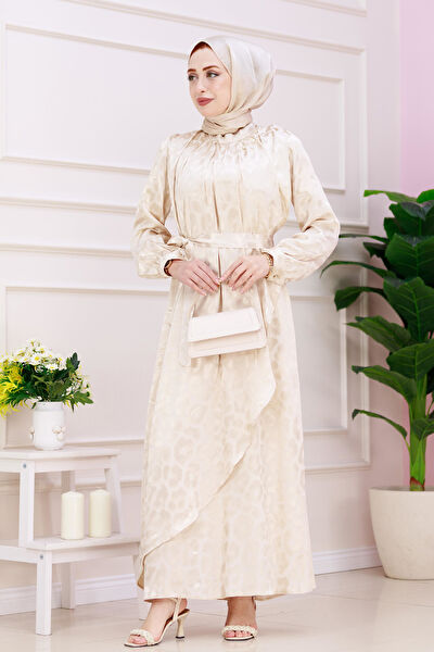 Sevitli Abiye Elbise