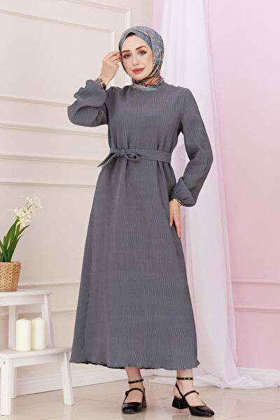 Sevitli Tesettür Elbise