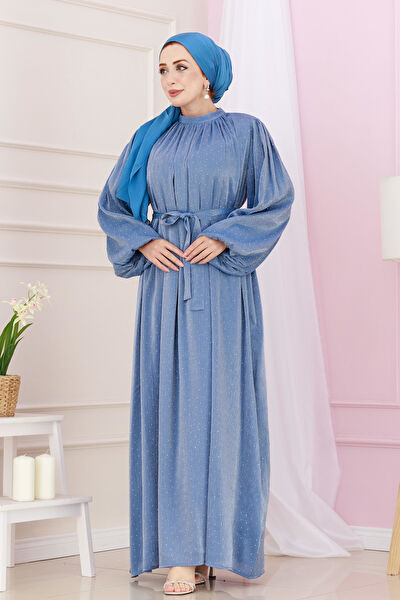 Sevitli Abiye Elbise