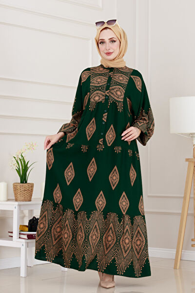 Sevitli Tesettür Elbise