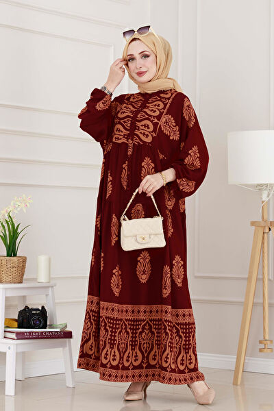 Sevitli Tesettür Elbise