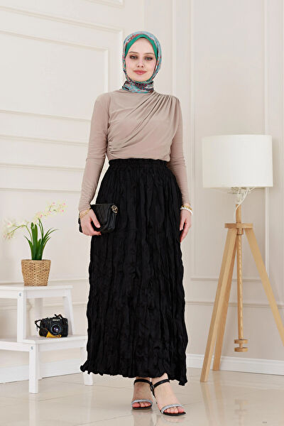 Sevitli Tesettür Etek