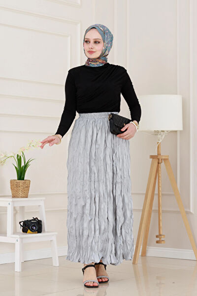 Sevitli Tesettür Etek