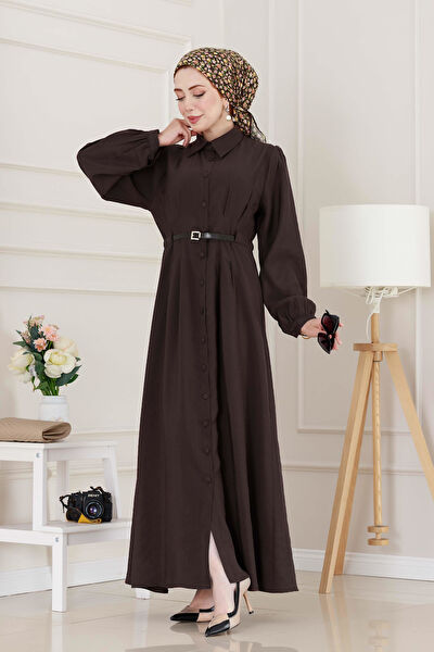 Sevitli Tesettür Elbise