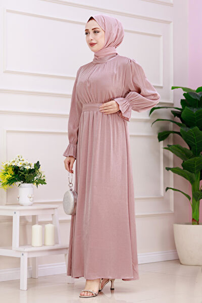 Sevitli Abiye Elbise