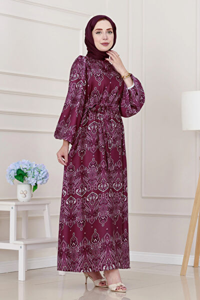 Sevitli Tesettür Elbise