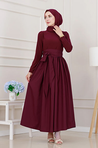 Sevitli Tesettür Elbise