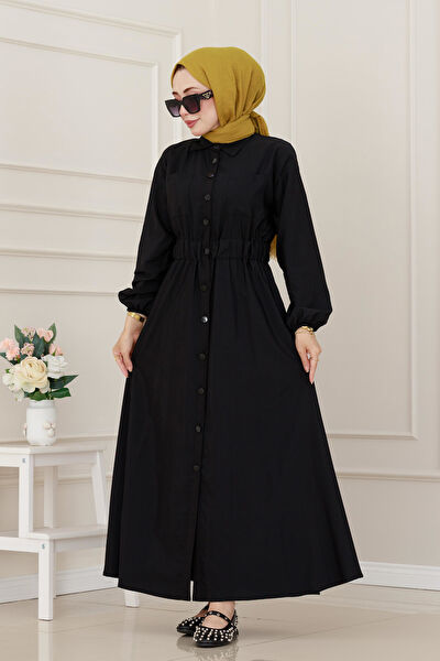 Sevitli Tesettür Elbise