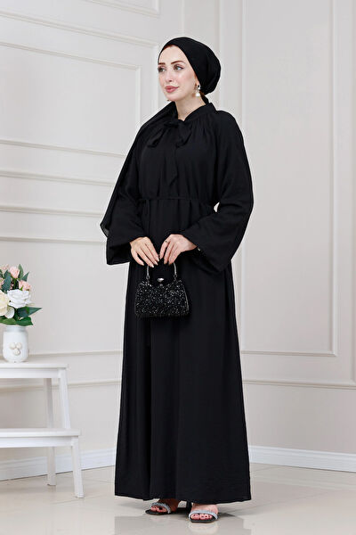Sevitli Tesettür Elbise