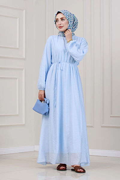 Sevitli Tesettür Elbise