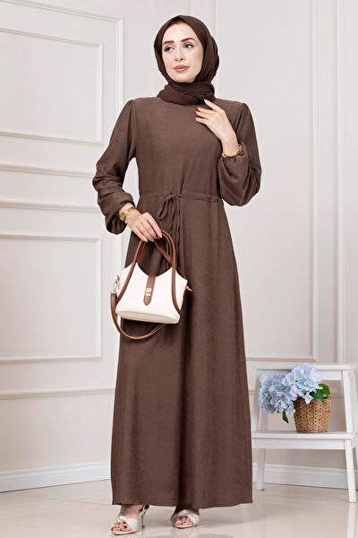 Sevitli Tesettür Elbise