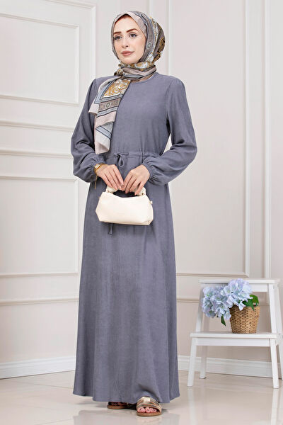 Sevitli Tesettür Elbise