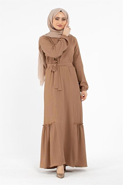 Sevitli Tesettür Elbise