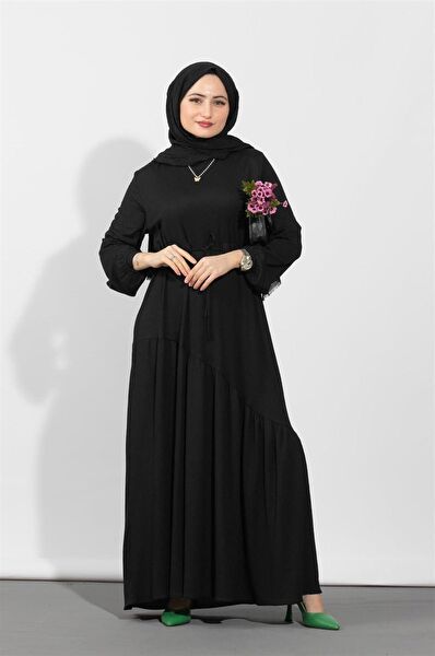 Sevitli Tesettür Elbise