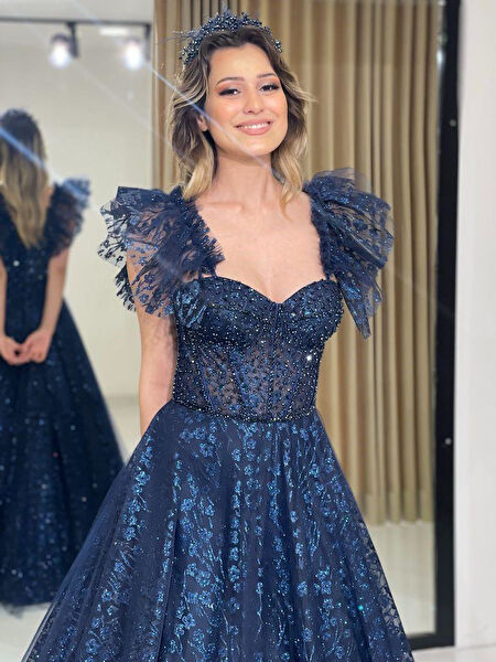 Kaleiçi Yıldızlar Abiye Elbise