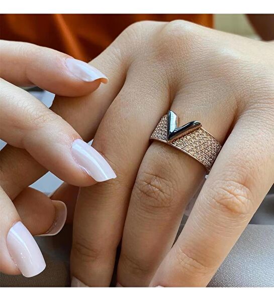 Pier Gümüş Kadın Yüzük