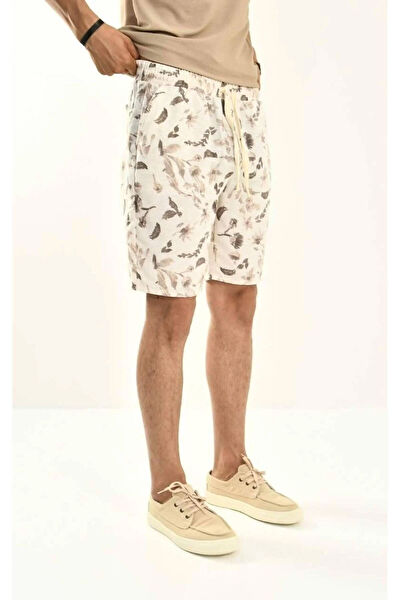 DAVID&GERENZO Erkek Şort, Bermuda, Kapri