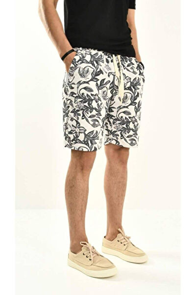 DAVID&GERENZO Erkek Şort, Bermuda, Kapri