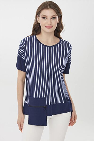 Desen Triko Kadın Tişört