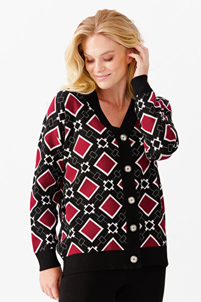 Desen Triko Günlük Hırka