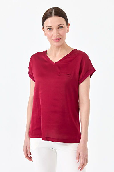 Desen Triko Kadın Tişört