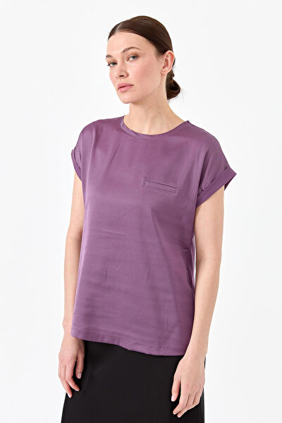 Desen Triko Kadın Tişört