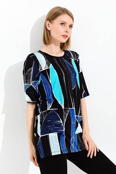 Desen Triko Kadın Tişört