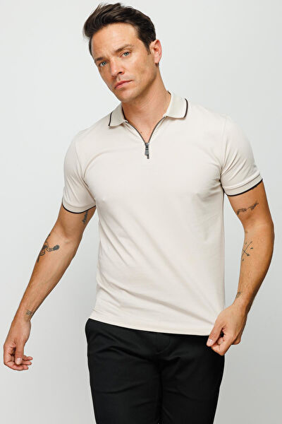 Desen Triko Erkek Tişört